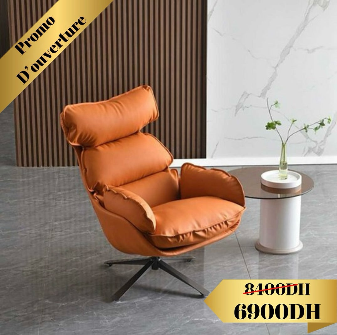 fauteuils en cuir végétal